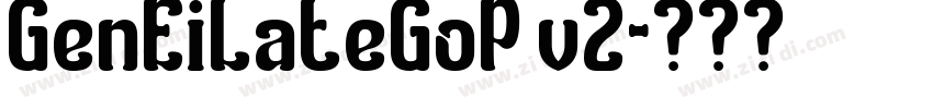 GenEiLateGoP v2字体转换